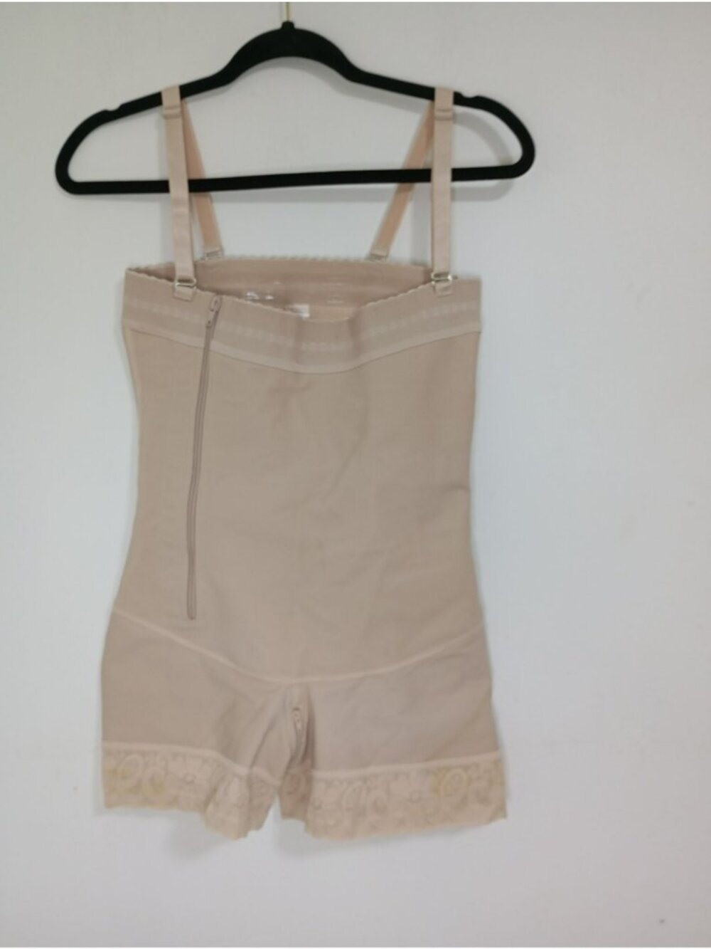 Kera Diamond Full Body Shaperwear Colombiana 2XL Adjustable Straps Womens Beige